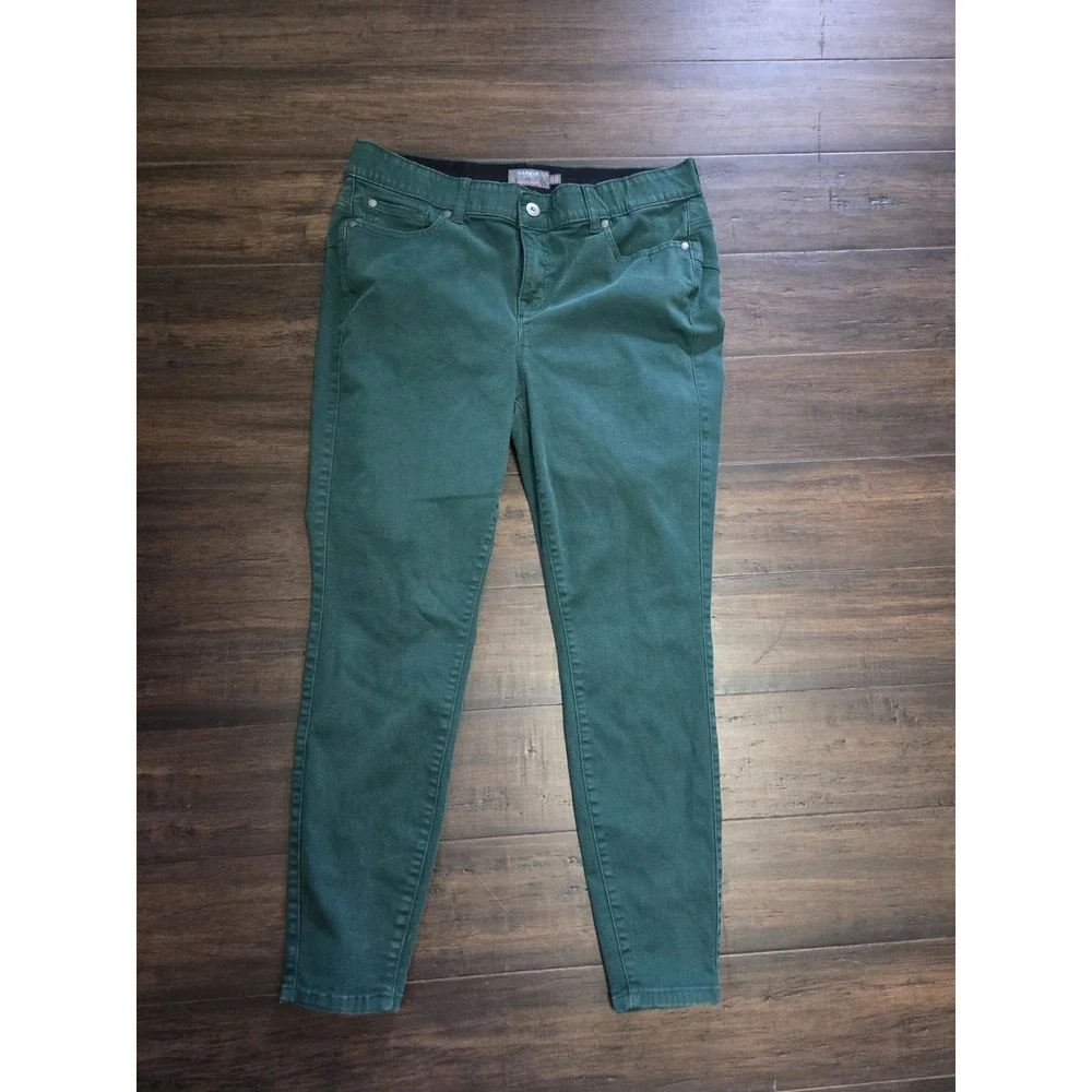 Torrid Bombshell Skinny‎ Jean Plus Size 16 Super Soft Green